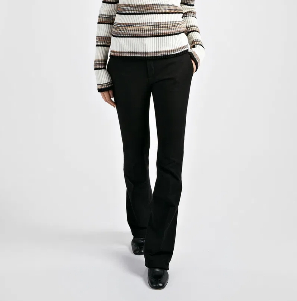 Joseph Black Straight-Leg Pants